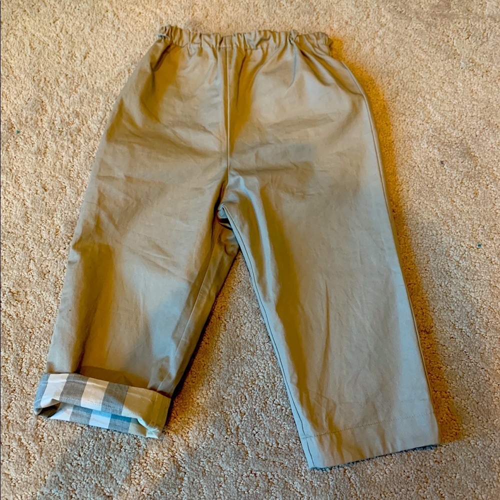 Boy Burberry Reversible pants